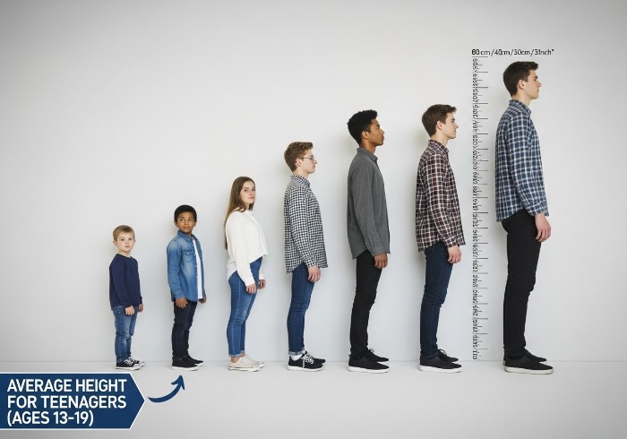 average height for teenagers-2