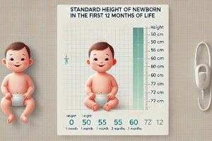 Chiều cao chuẩn của trẻ sơ sinh trong 12 tháng đầu đời